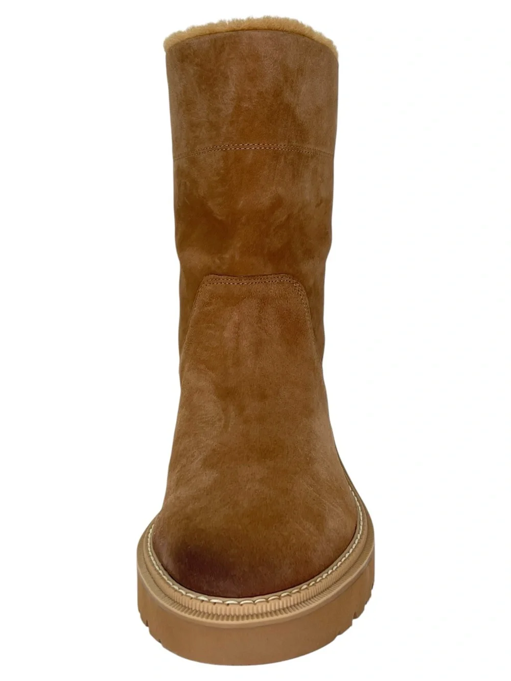 Naturalizer Sense Carmel Suede Leather Womens Ankle Boots Size 8.5W